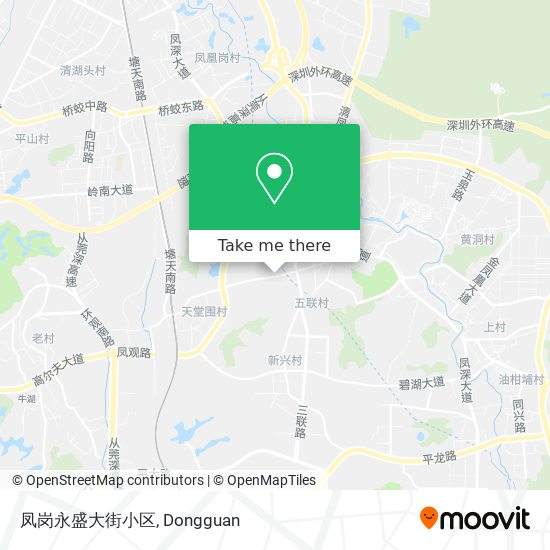 凤岗永盛大街小区 map