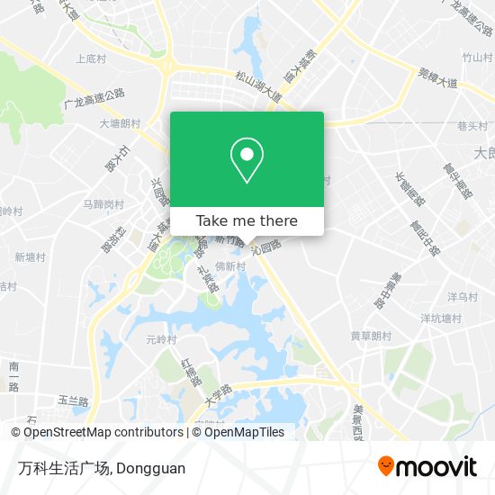 万科生活广场 map
