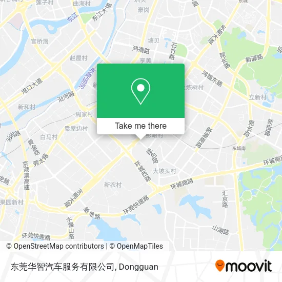 东莞华智汽车服务有限公司 map