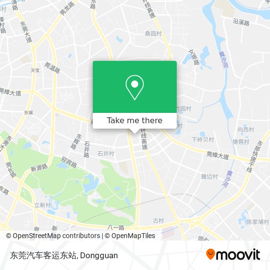东莞汽车客运东站 map