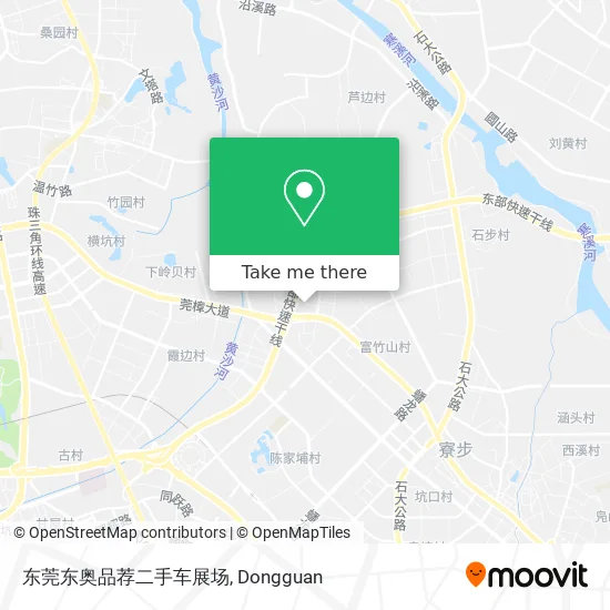 东莞东奥品荐二手车展场 map