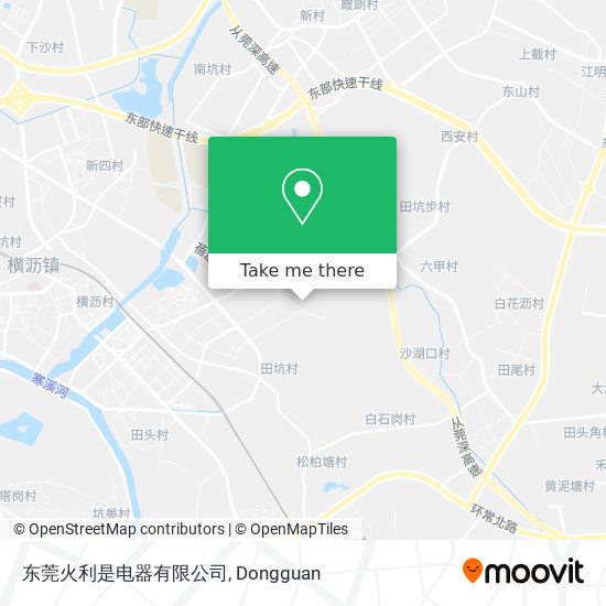 东莞火利是电器有限公司 map