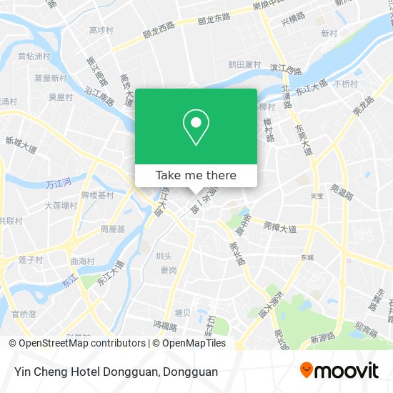Yin Cheng Hotel Dongguan map
