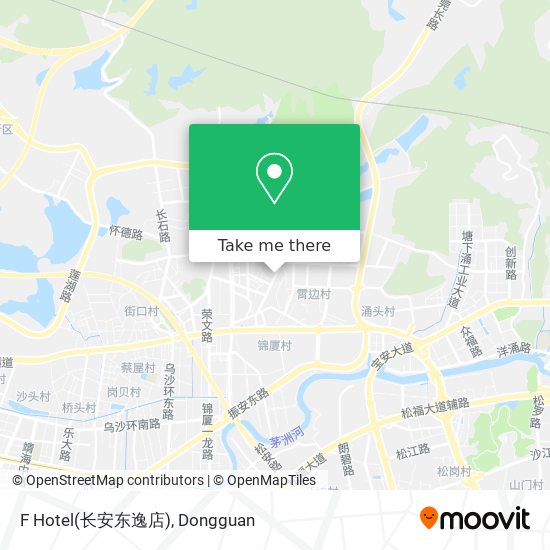 F Hotel(长安东逸店) map