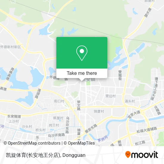 凯旋体育(长安地王分店) map