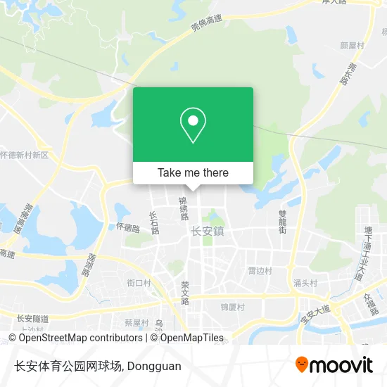 长安体育公园网球场 map