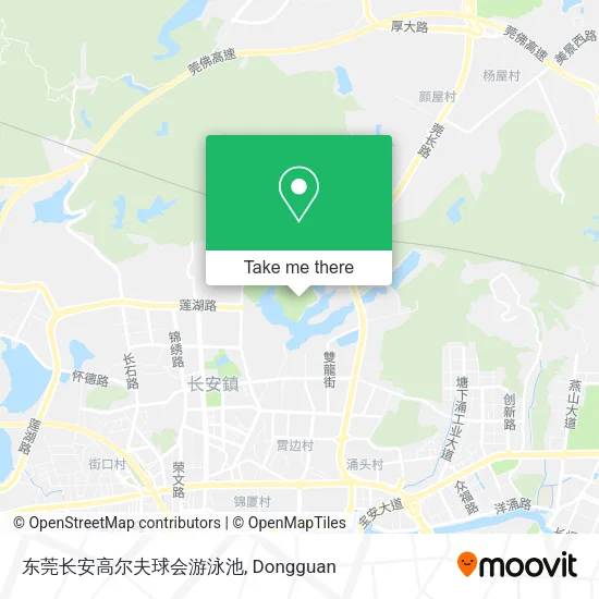 东莞长安高尔夫球会游泳池 map