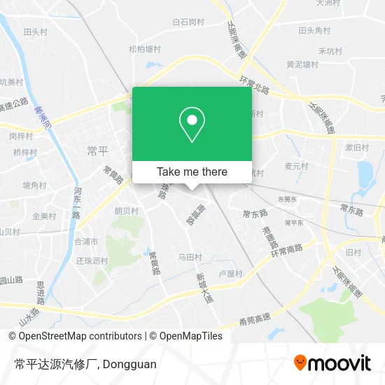 常平达源汽修厂 map