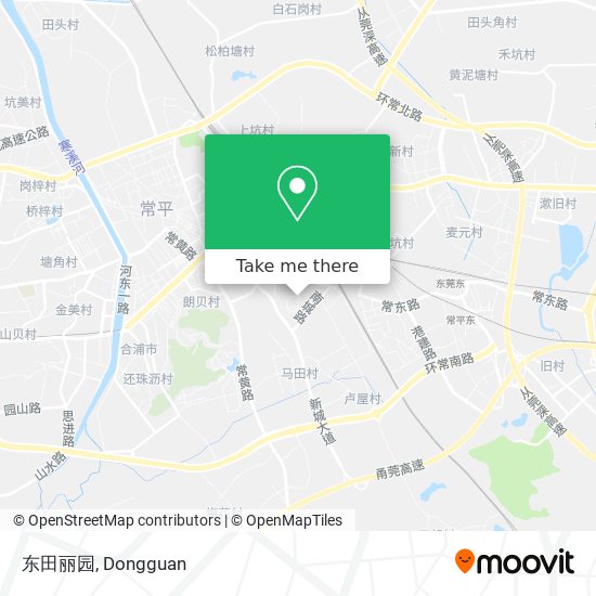 东田丽园 map