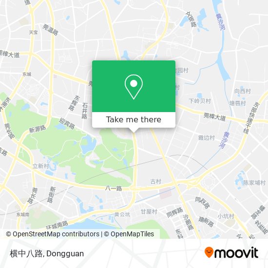 横中八路 map