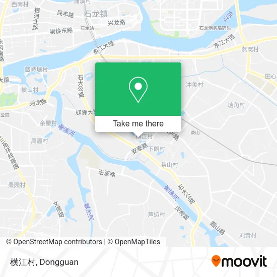 横江村 map