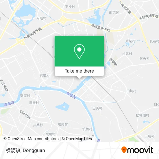 横沥镇 map