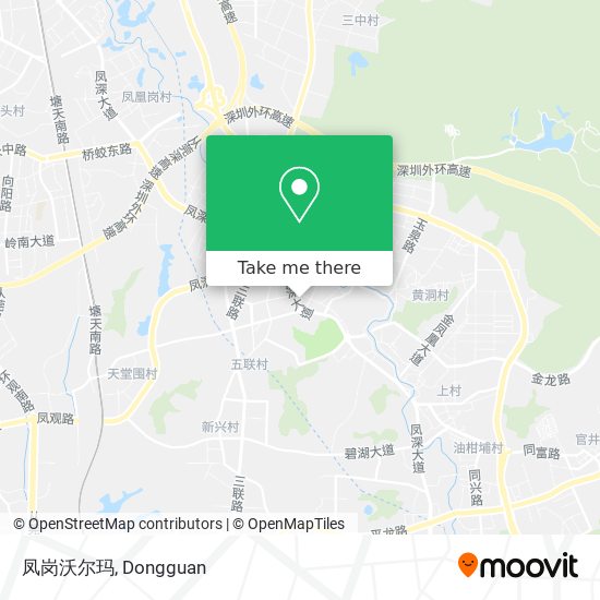 凤岗沃尔玛 map