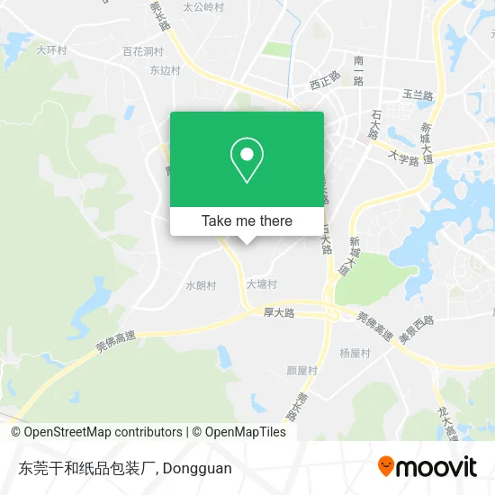 东莞干和纸品包装厂 map