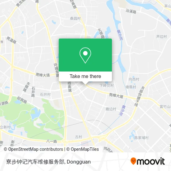 寮步钟记汽车维修服务部 map