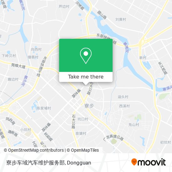 寮步车域汽车维护服务部 map