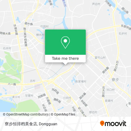 寮步恒排档美食店 map