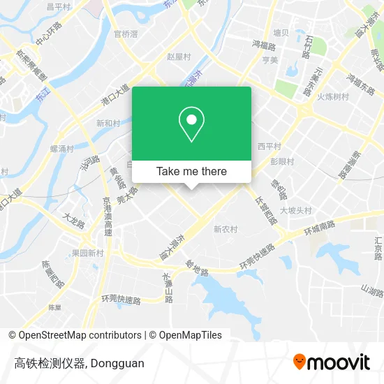 高铁检测仪器 map