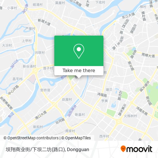 坝翔商业街/下坝二坊(路口) map