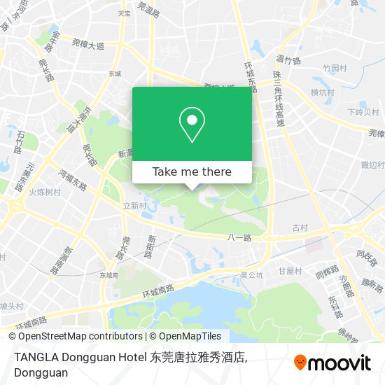 TANGLA Dongguan Hotel 东莞唐拉雅秀酒店 map