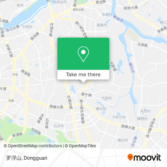 罗浮山 map