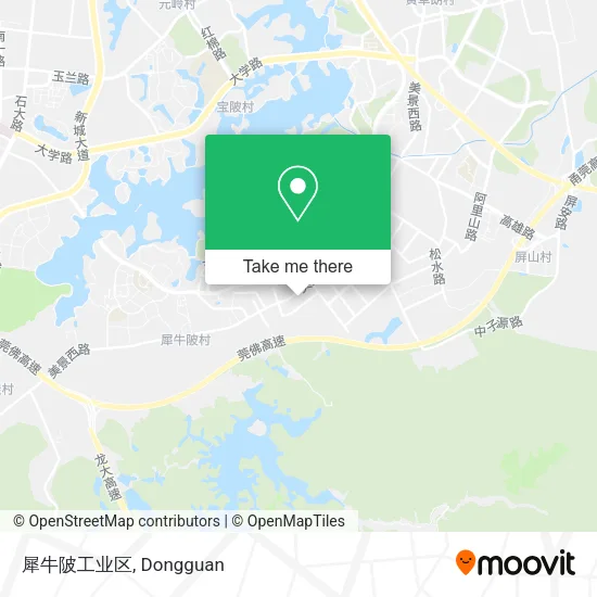 犀牛陂工业区 map