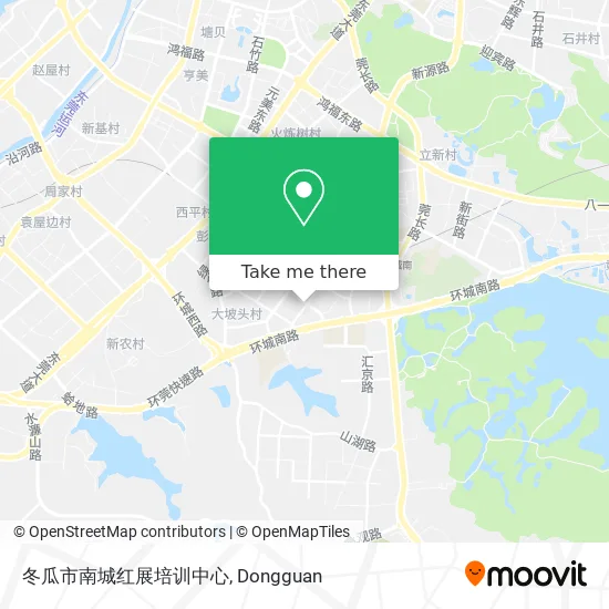 冬瓜市南城红展培训中心 map