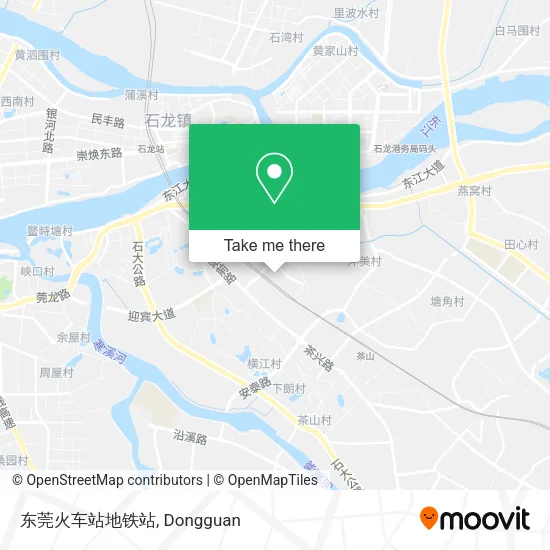 东莞火车站地铁站 map