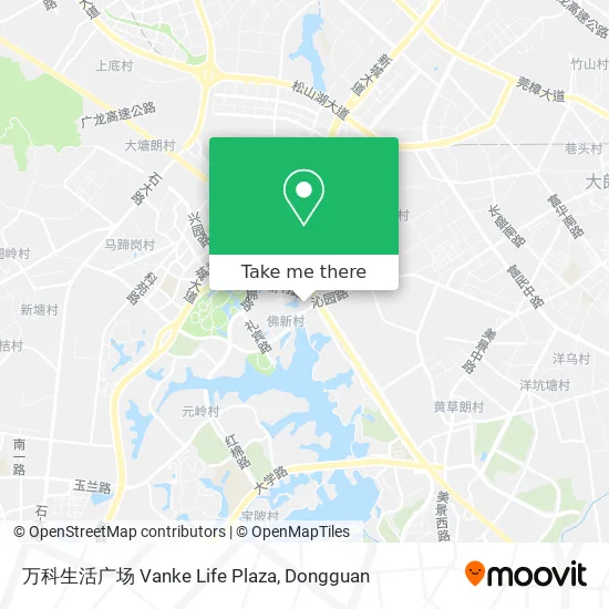 万科生活广场 Vanke Life Plaza map