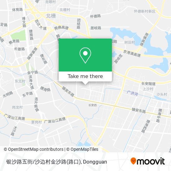 银沙路五街/沙边村金沙路(路口) map