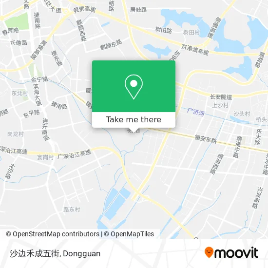 沙边禾成五街 map