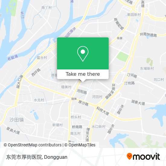东莞市厚街医院 map