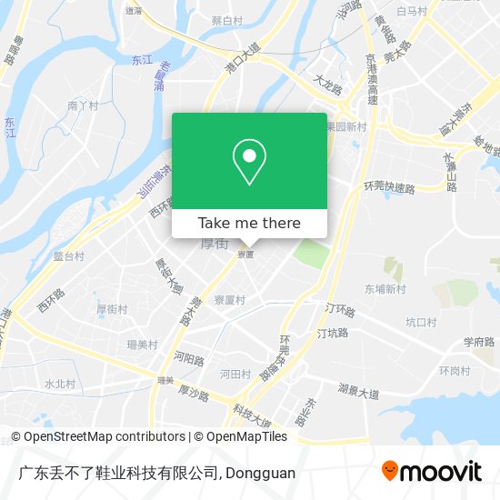 广东丢不了鞋业科技有限公司 map