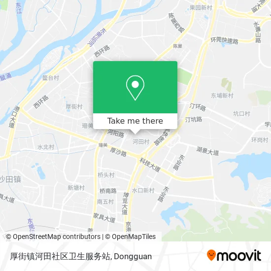 厚街镇河田社区卫生服务站 map