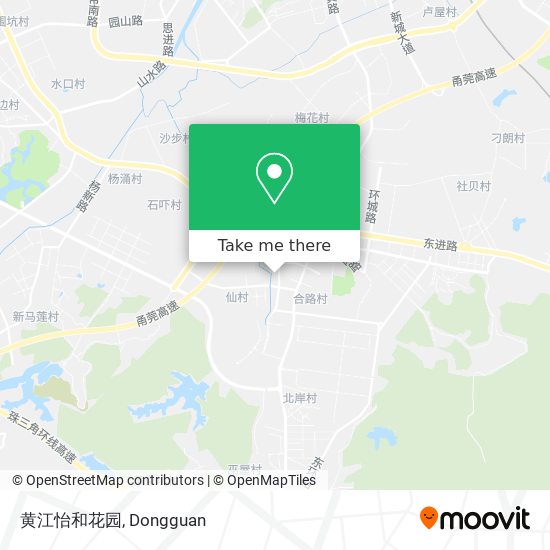 黄江怡和花园 map