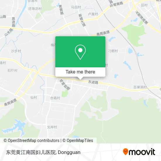 东莞黄江南国妇儿医院 map