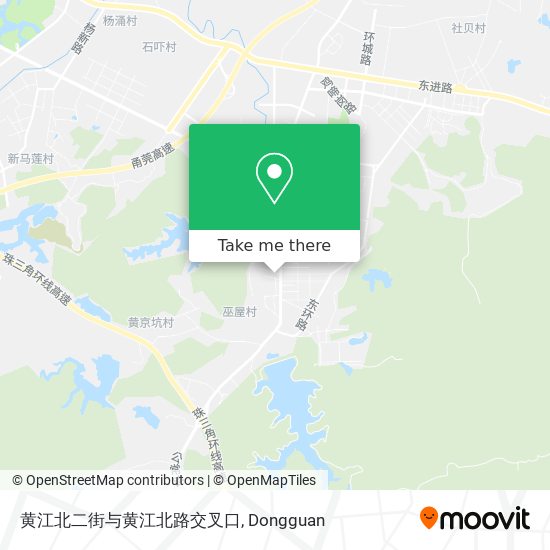 黄江北二街与黄江北路交叉口 map