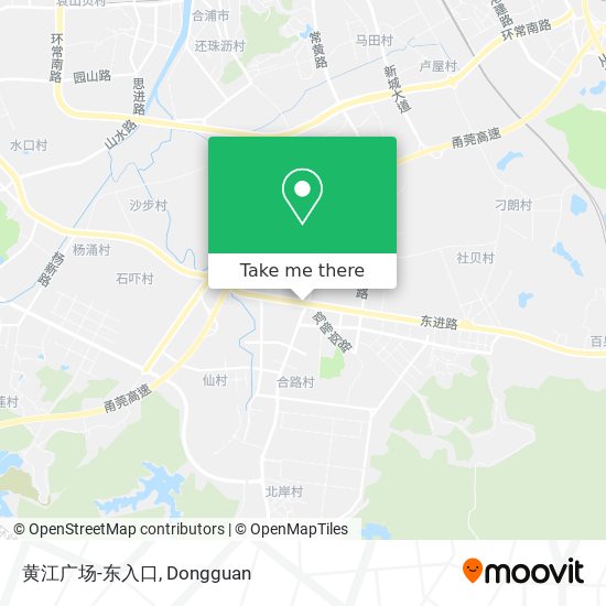 黄江广场-东入口 map