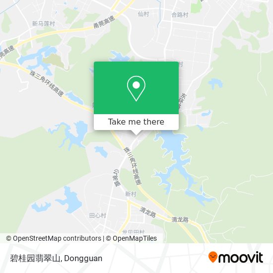 碧桂园翡翠山 map