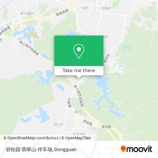 碧桂园·翡翠山-停车场 map