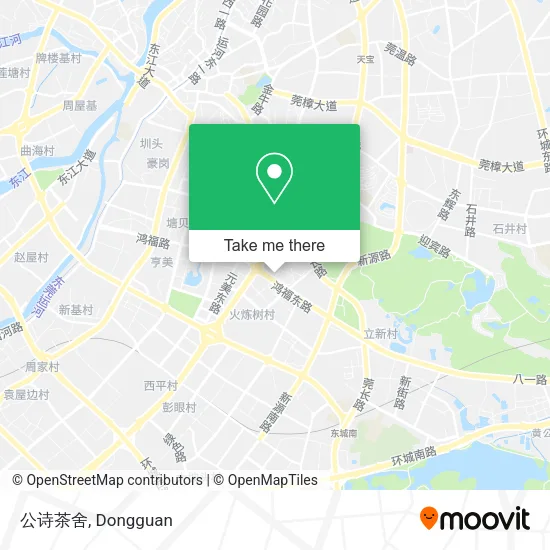 公诗茶舍 map