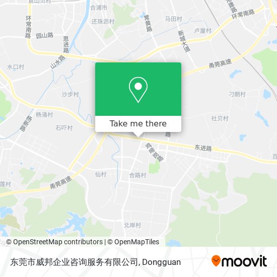 东莞市威邦企业咨询服务有限公司 map