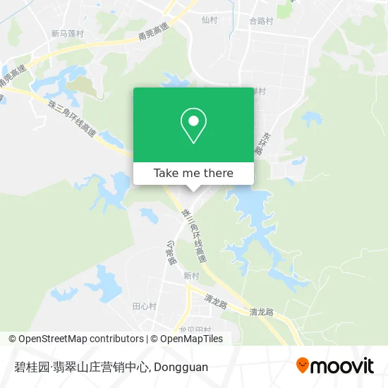 碧桂园·翡翠山庄营销中心 map
