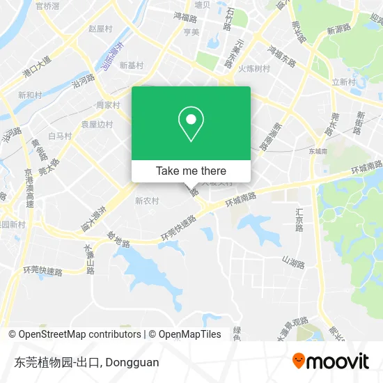 东莞植物园-出口 map