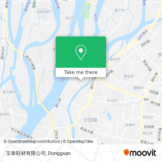 宝泰鞋材有限公司 map