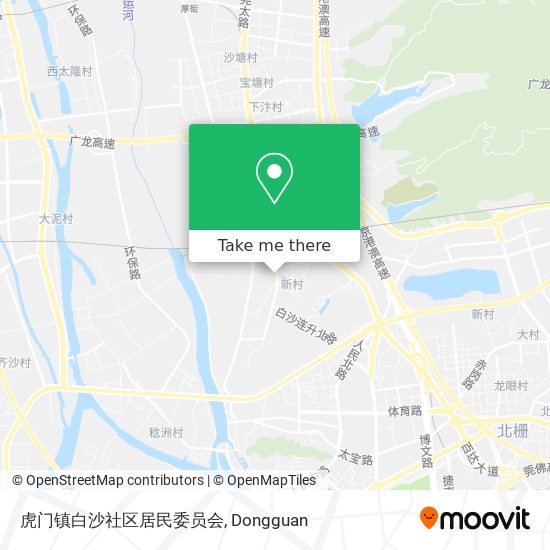 虎门镇白沙社区居民委员会 map