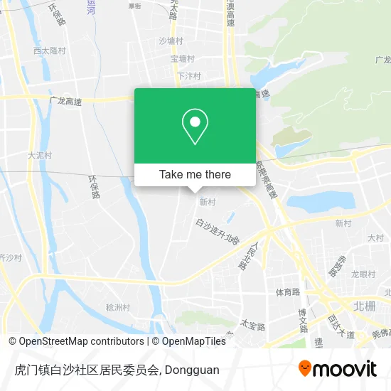 虎门镇白沙社区居民委员会 map
