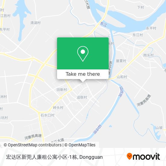 宏达区新莞人廉租公寓小区-1栋 map