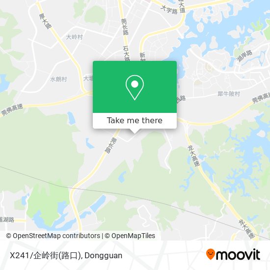 X241/企岭街(路口) map