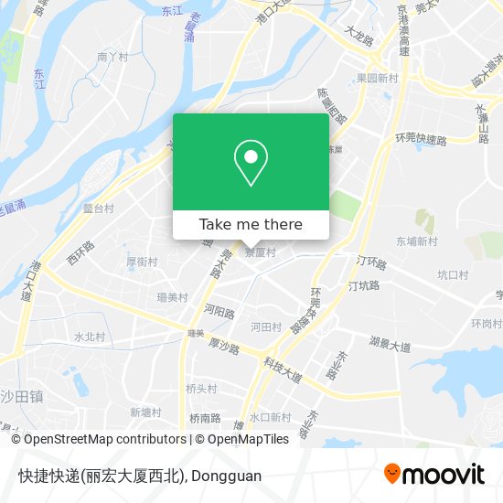 快捷快递(丽宏大厦西北) map